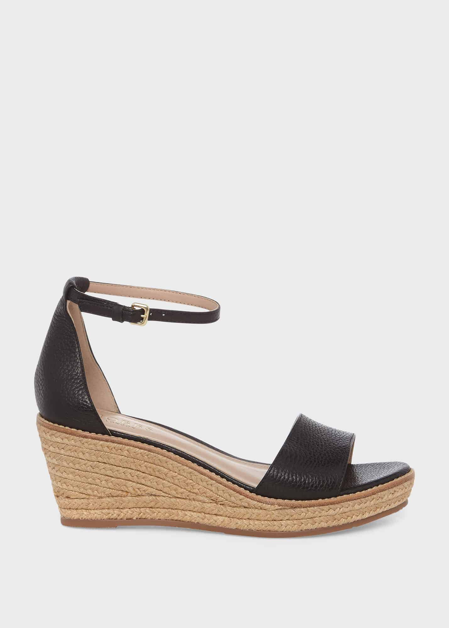 black low heel espadrilles