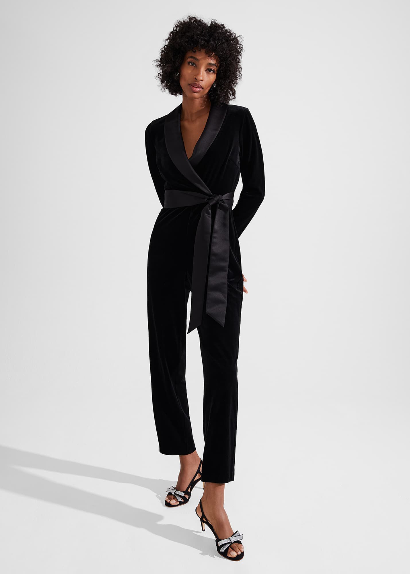 Hobbs black jumpsuit outlet