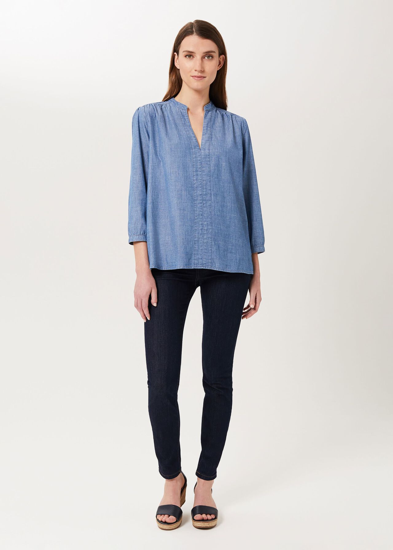 Sofia Chambray Blouse