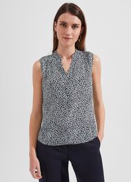 Armelle Top, Navy Multi, hi-res
