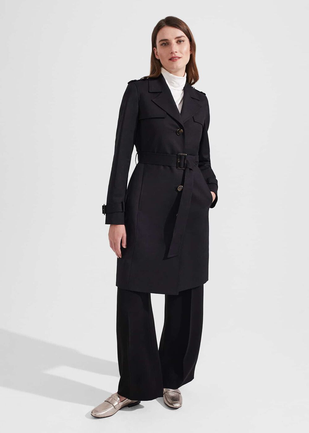 Mira Trench, Black, hi-res