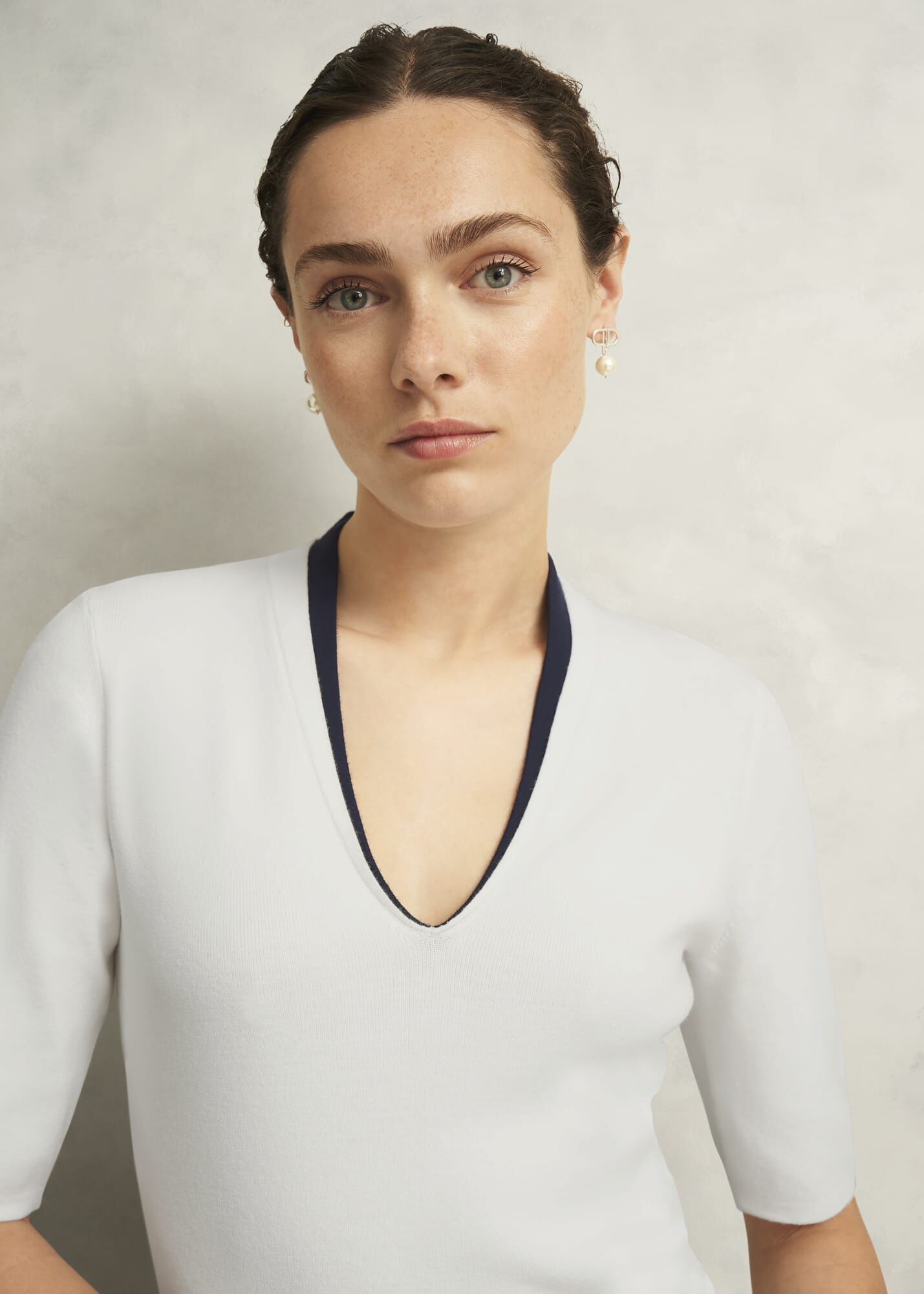 ホブズ HOBBS SCARLETT PULLOVER （CREAM GREEN） Scarlett Knitted Top | Hobbs US |