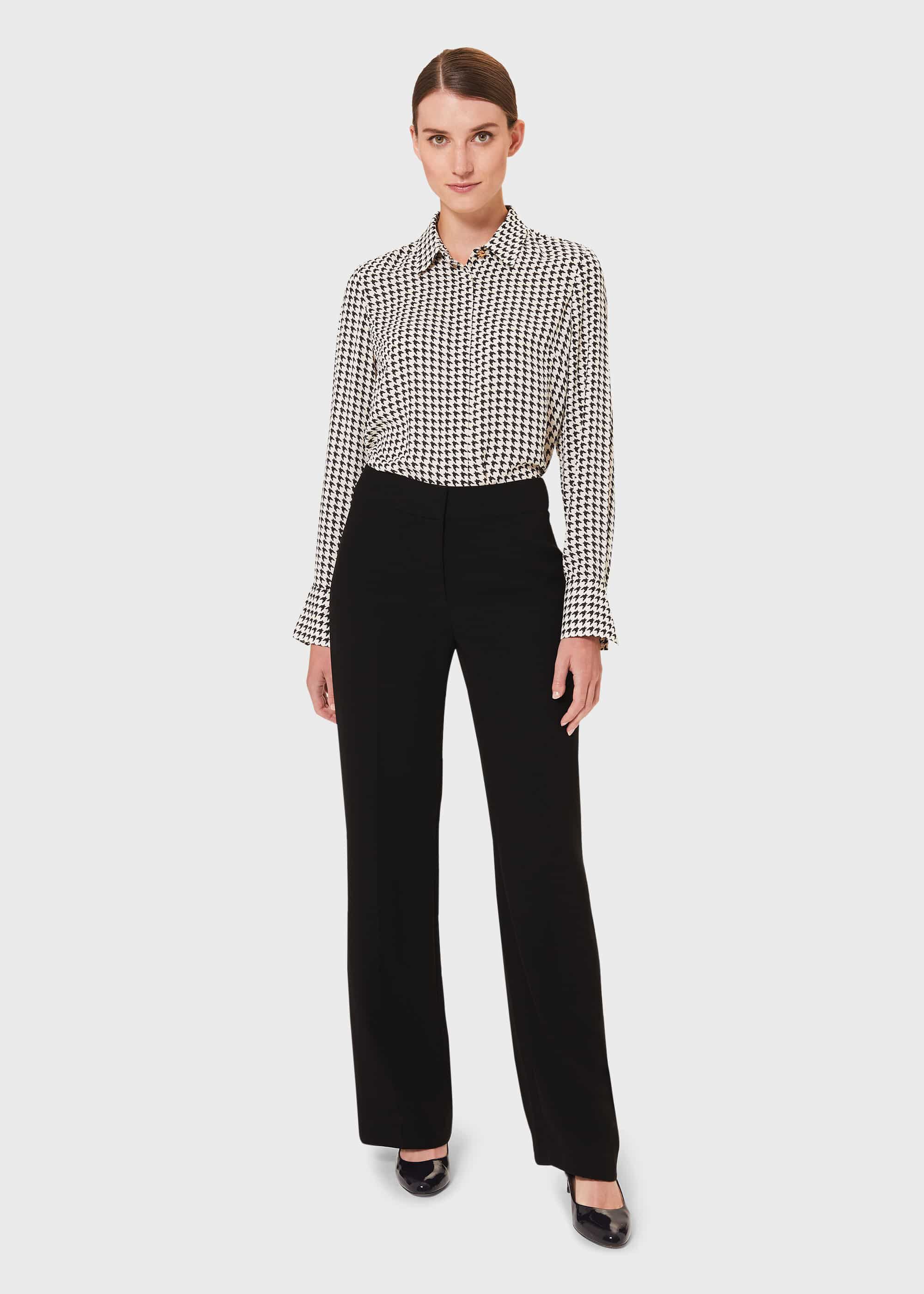 Hobbs black trousers clearance