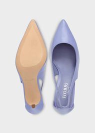 Natasha Court Shoes, Lobelia Blue, hi-res