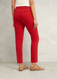 Miley Tapered Trousers, Begonia Red, hi-res