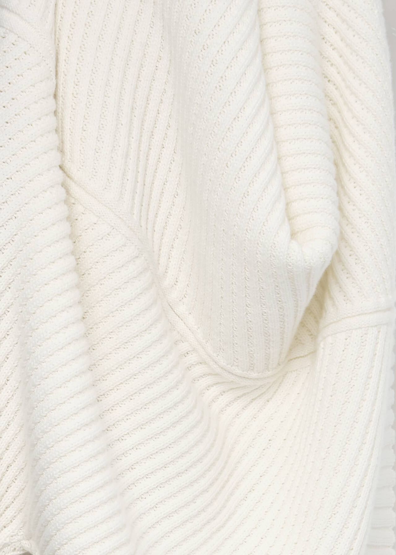 Mona Cotton Batwing Sweater, Ivory, hi-res