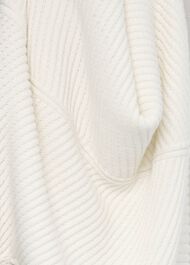 Mona Cotton Batwing Jumper, Ivory, hi-res