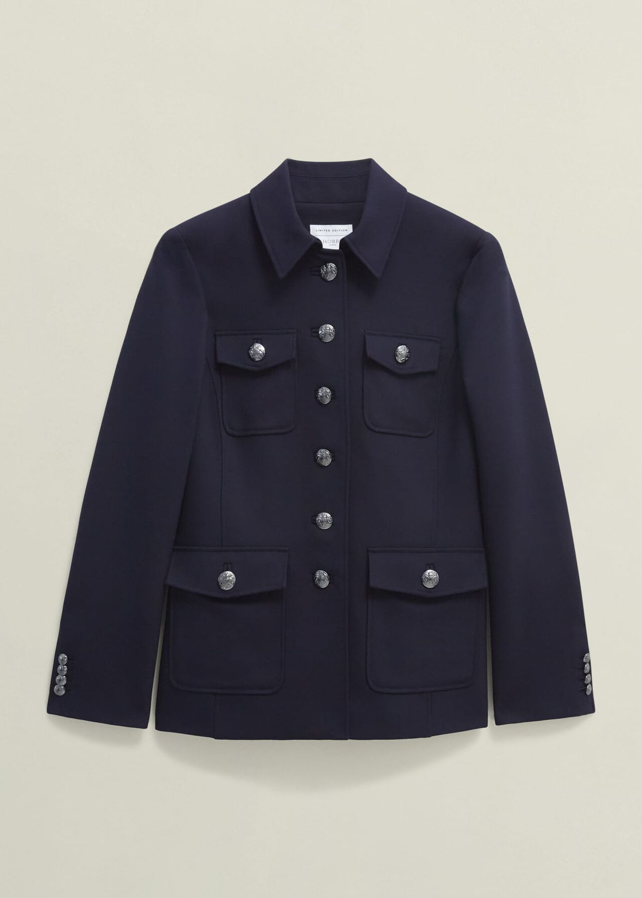 Dorney Jacket With Wool, Navy, hi-res