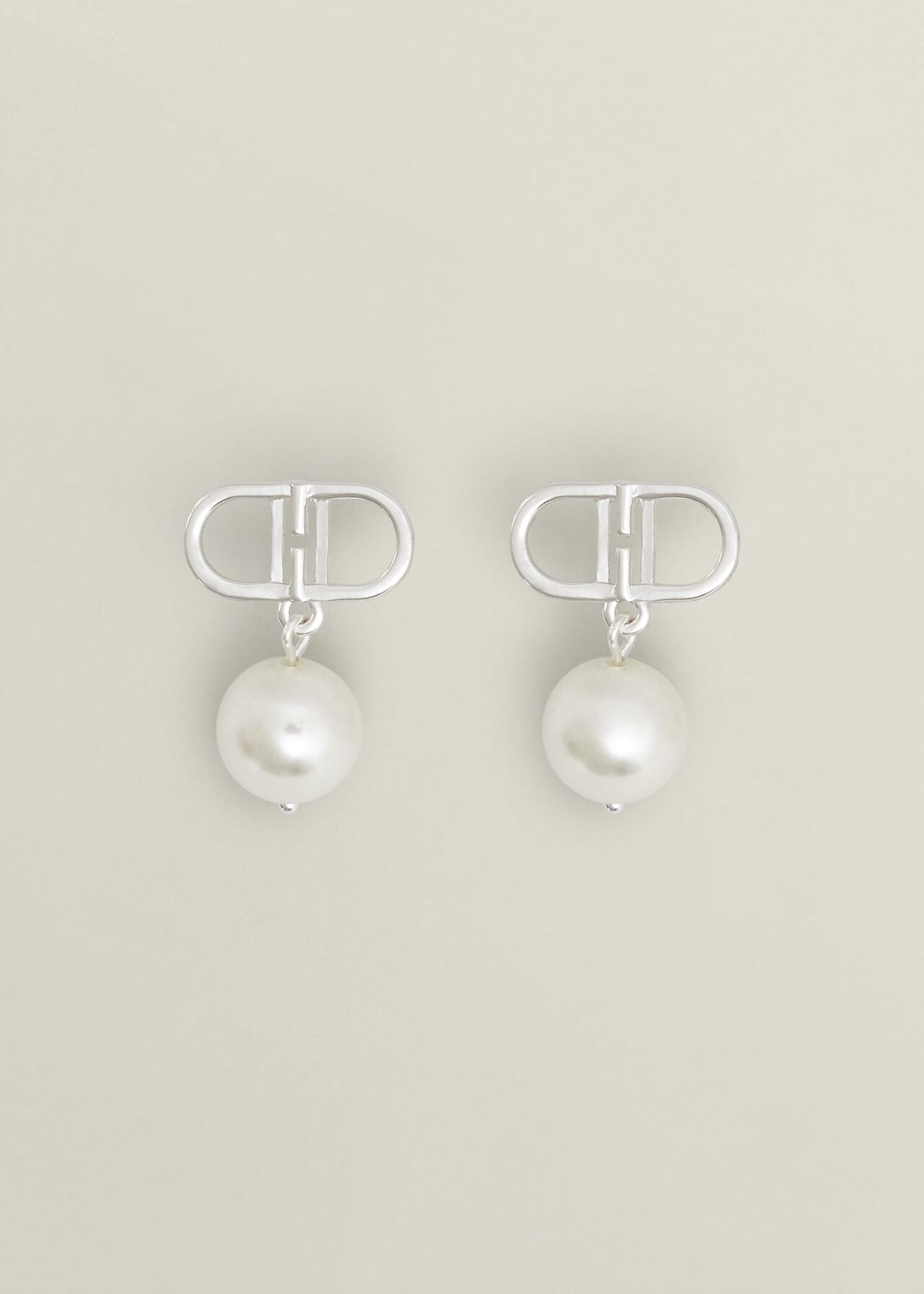 Bette  Silver Plated Earrings, Silver, hi-res