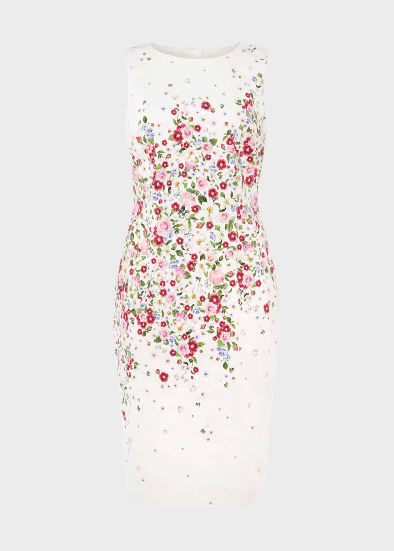 Fiona Floral Shift Dress, Ivory Multi, hi-res