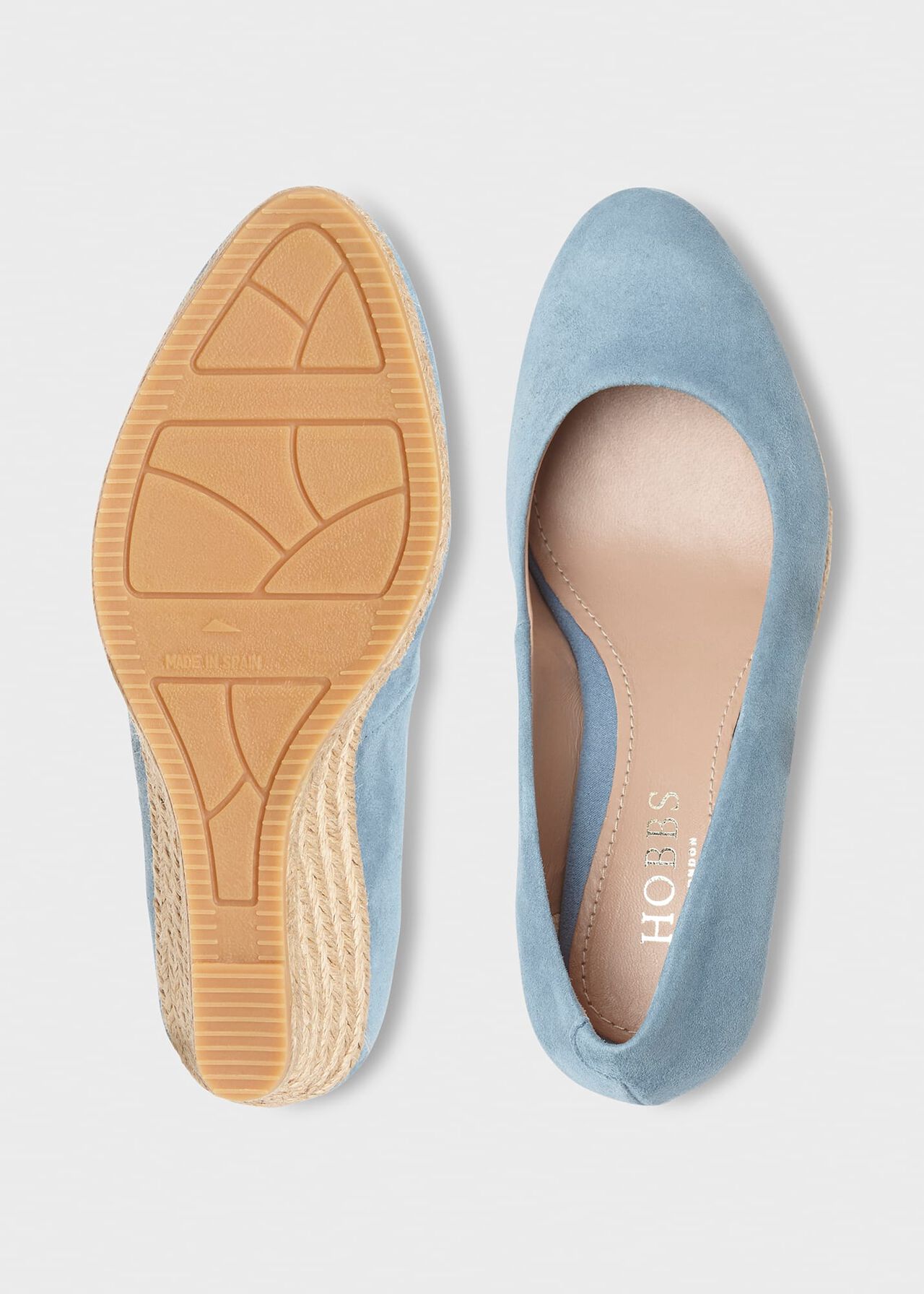 Anna Espadrille Pumps, Cornflower Blue, hi-res