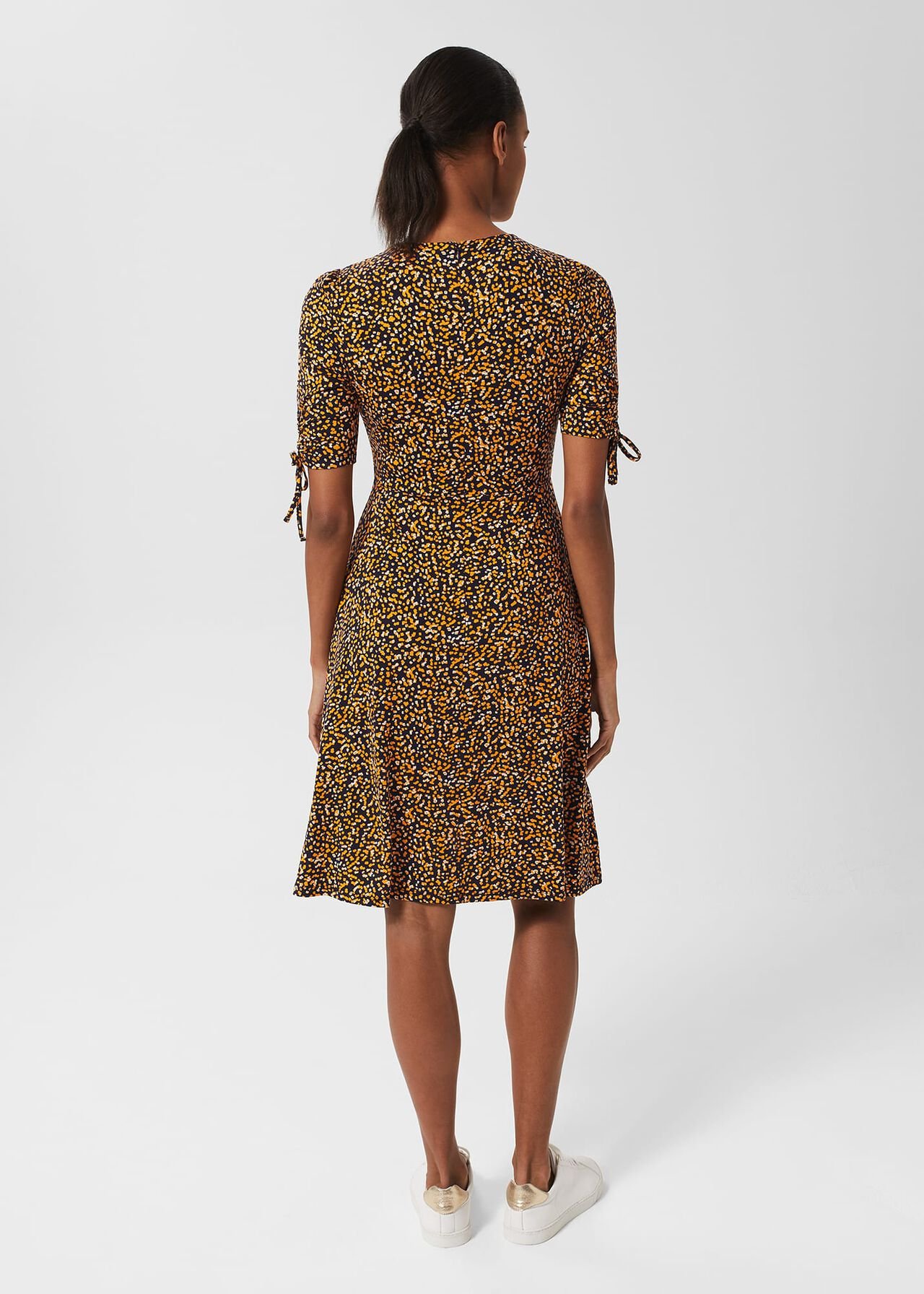 Petite Samantha  Dress, Navy Multi, hi-res