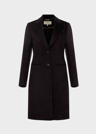 Petite Tilda Wool Coat, Black, hi-res