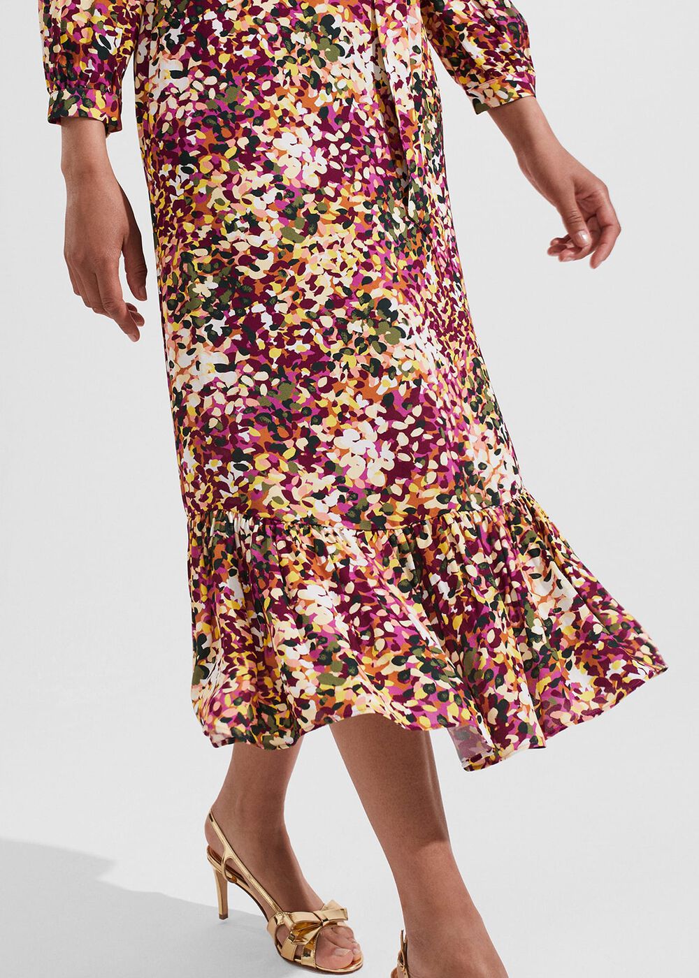 Petite Camellia Dress, Multi, hi-res