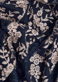 Petite Quin Embroidered Dress&nbsp;, Midnight Blush, hi-res