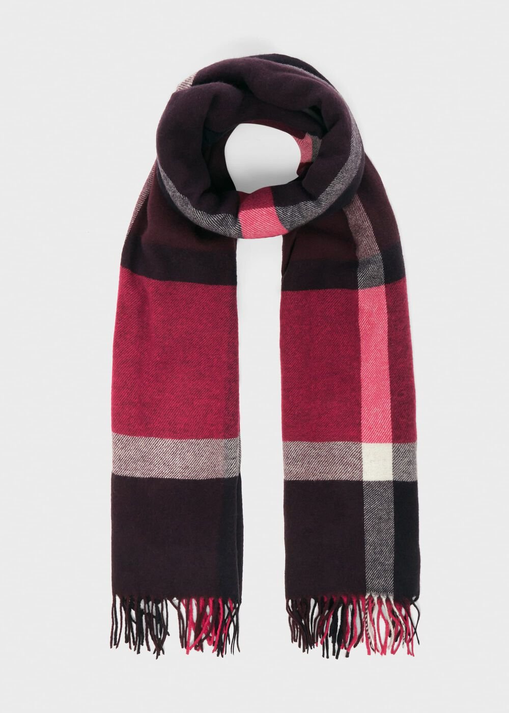 Elsa Scarf, Pink Navy Multi, hi-res