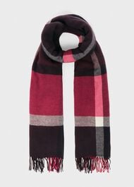 Elsa Scarf, Pink Navy Multi, hi-res