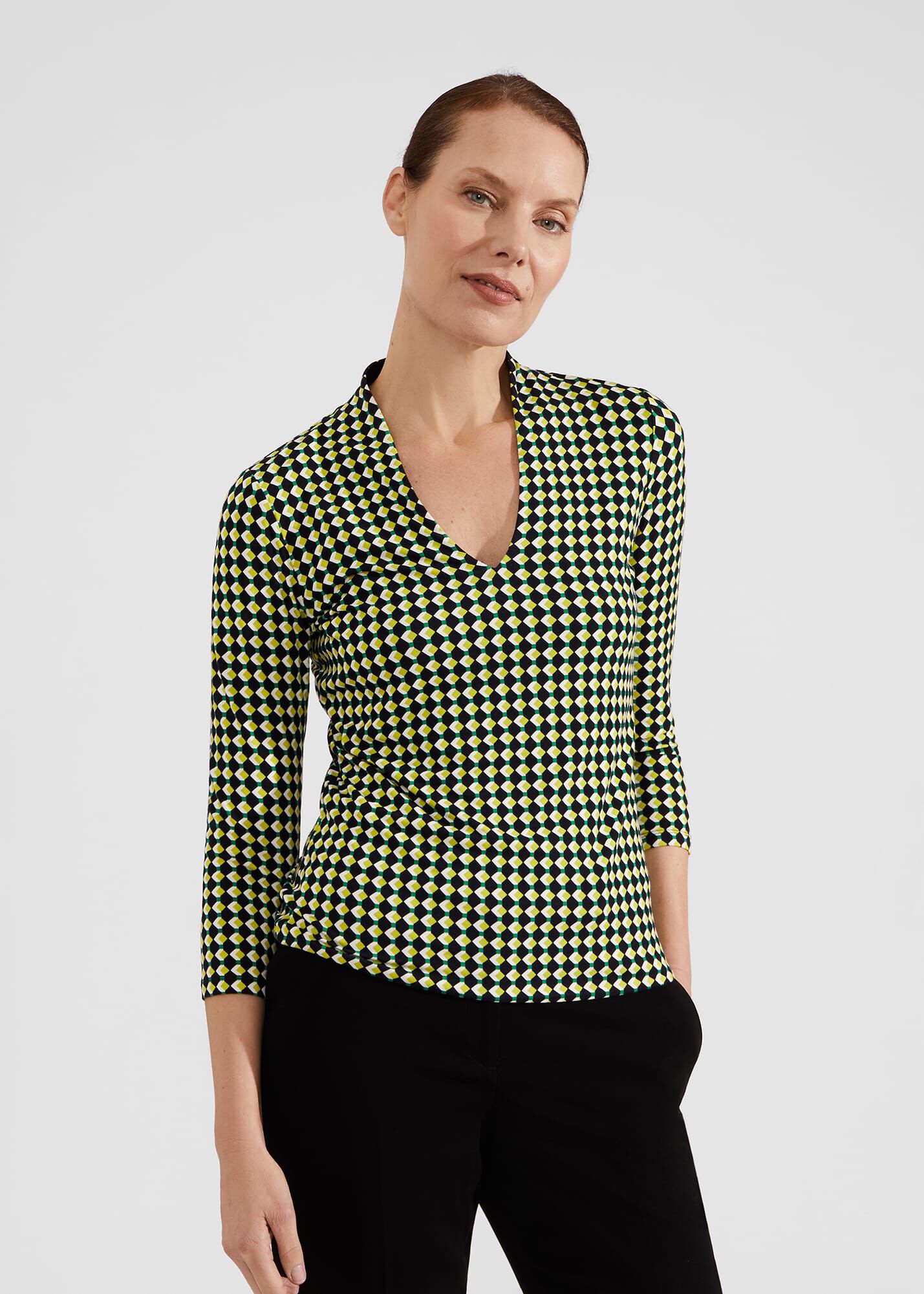 Aimee Printed Top | Hobbs US |