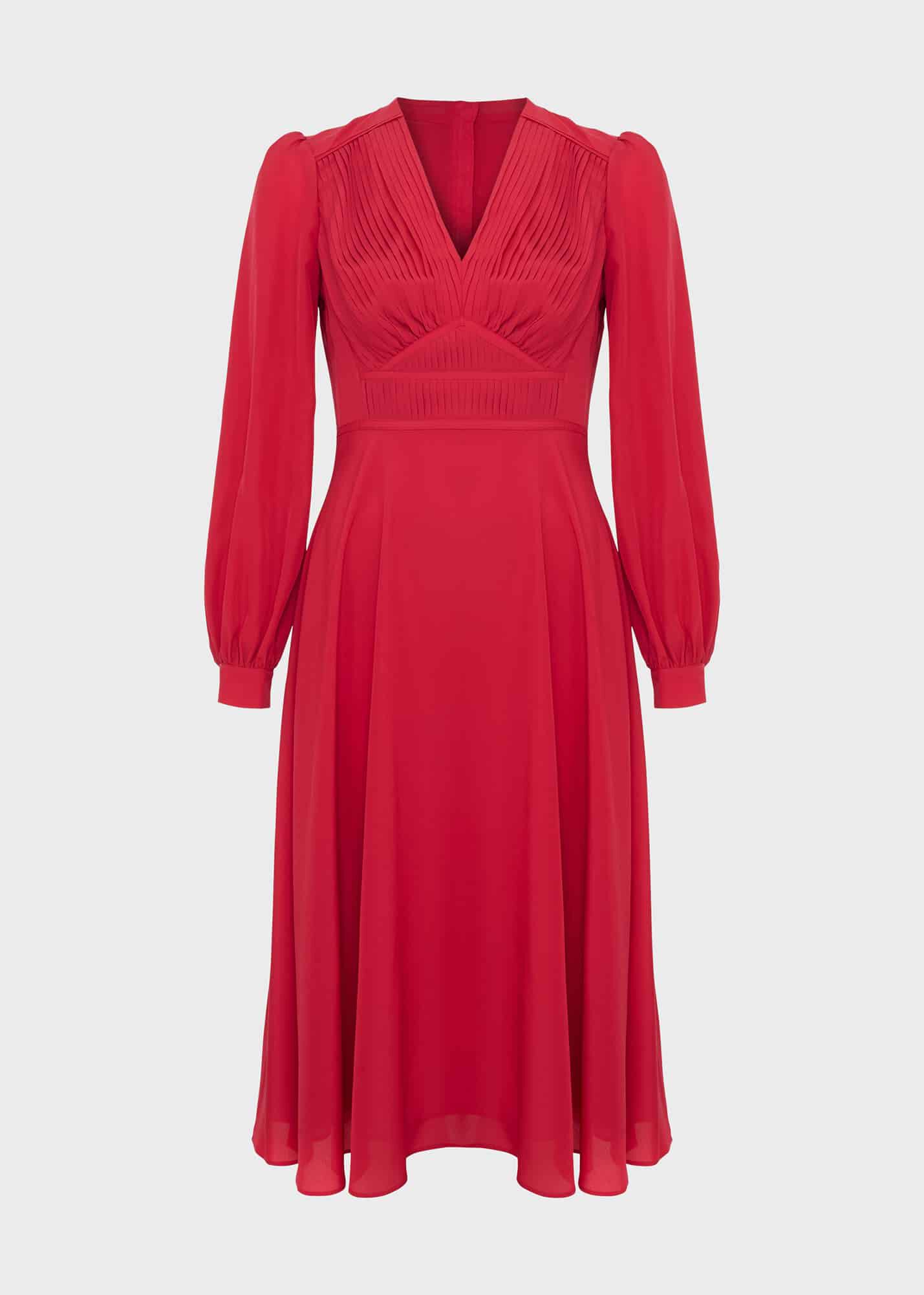♦HOBBS LONDON♦ アダ刺繍ミディドレス Adrianna Midi Dress | Hobbs US |
