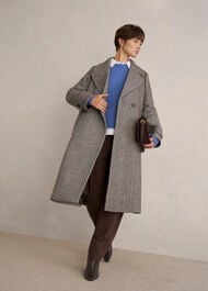 Prisha Wool Blend Coat, Mocha, hi-res