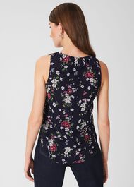 Darcey Floral Top, Navy Multi, hi-res