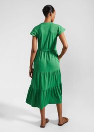 Brodie Jersey Dress, Green, hi-res