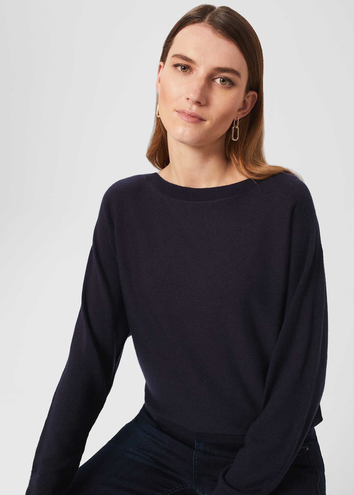 Hobbs 2025 navy jumper