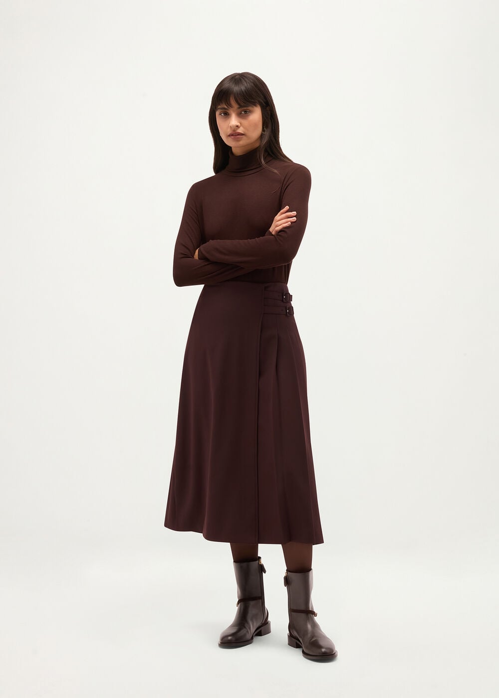 Sutton Pleated Skirt