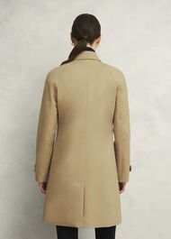 Vivienne Shower Resistant Trench Coat, Fawn Beige, hi-res