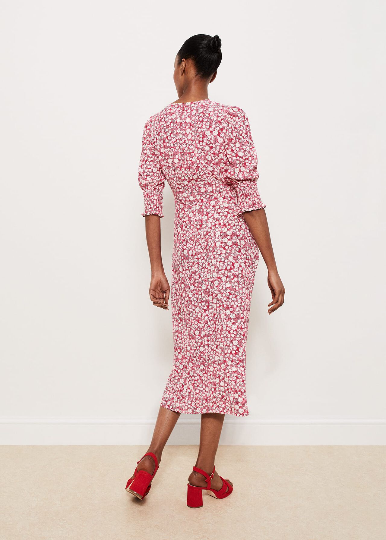 Primrose Dress, Pink Buttrcream, hi-res