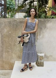 Kara Dress, Navy, hi-res