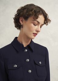 Dorney Jacket With Wool, Navy, hi-res