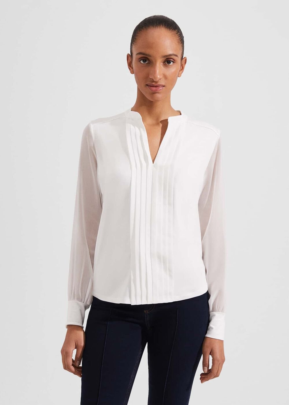 Darcey Top, Ivory, hi-res