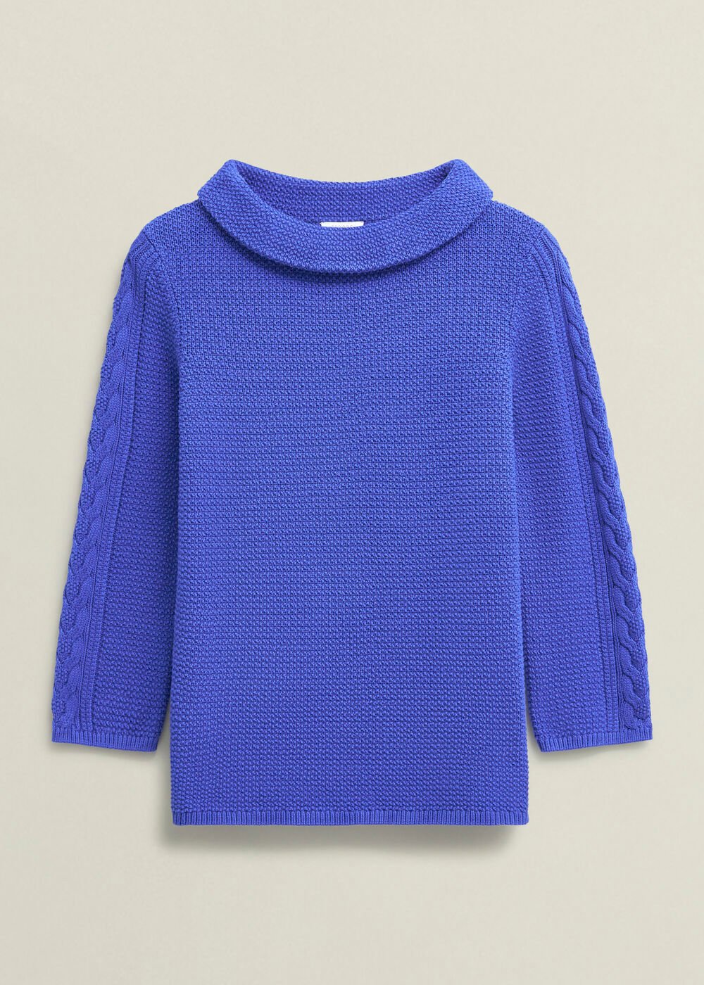 Camilla Cotton Jumper, Regal Blue, hi-res