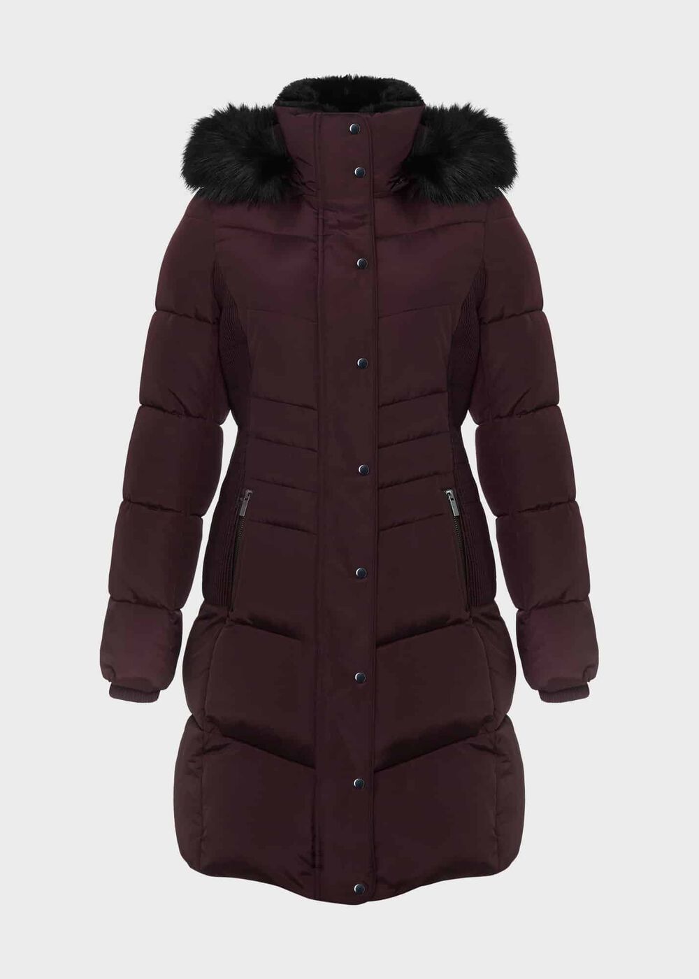 Petite Jaymie Puffer, Wine, hi-res