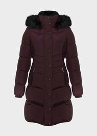 Petite Jaymie Puffer, Wine, hi-res