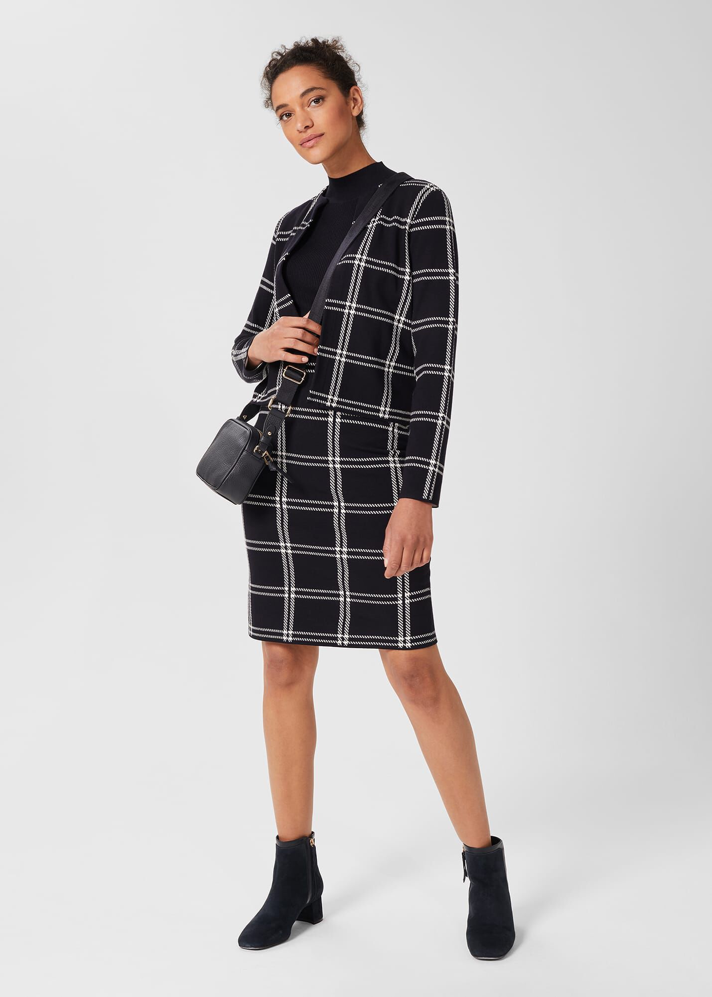 hobbs checked coat