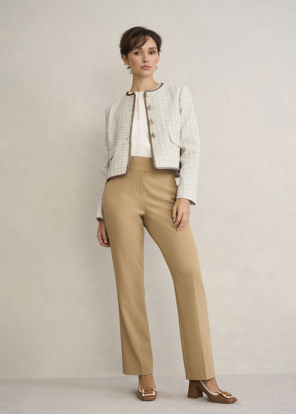 Carey Tweed Jacket, Camel Ivory, hi-res