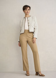 Carey Tweed Jacket, Camel Ivory, hi-res