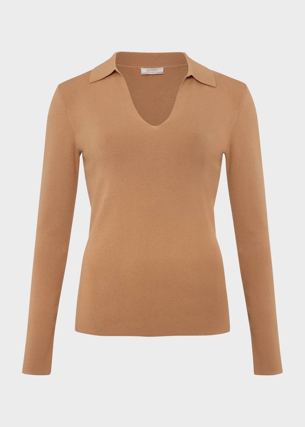 Tara Polo Jumper, Hobbs Camel, hi-res