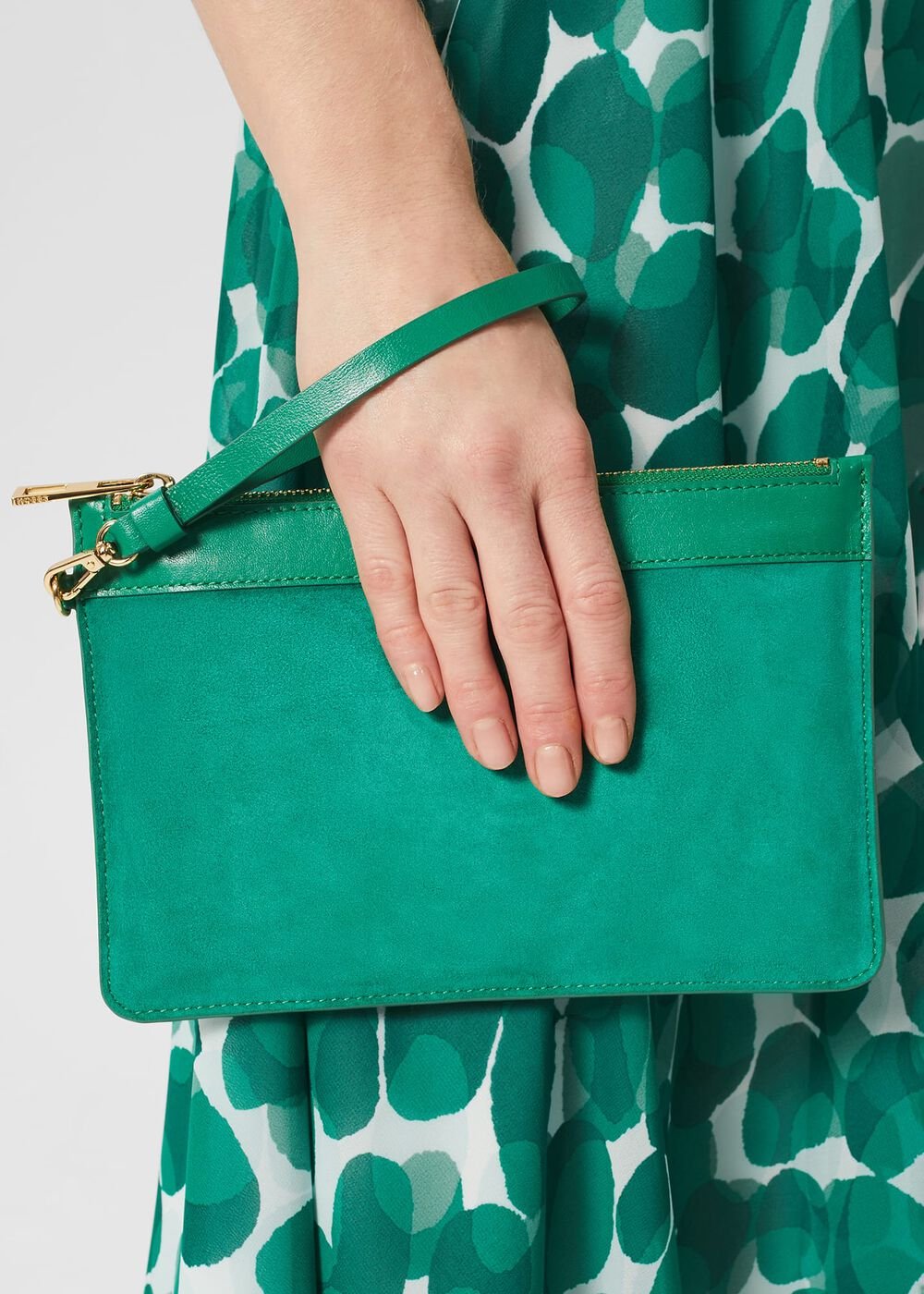 Lundy Wristlet, Meadow Green, hi-res