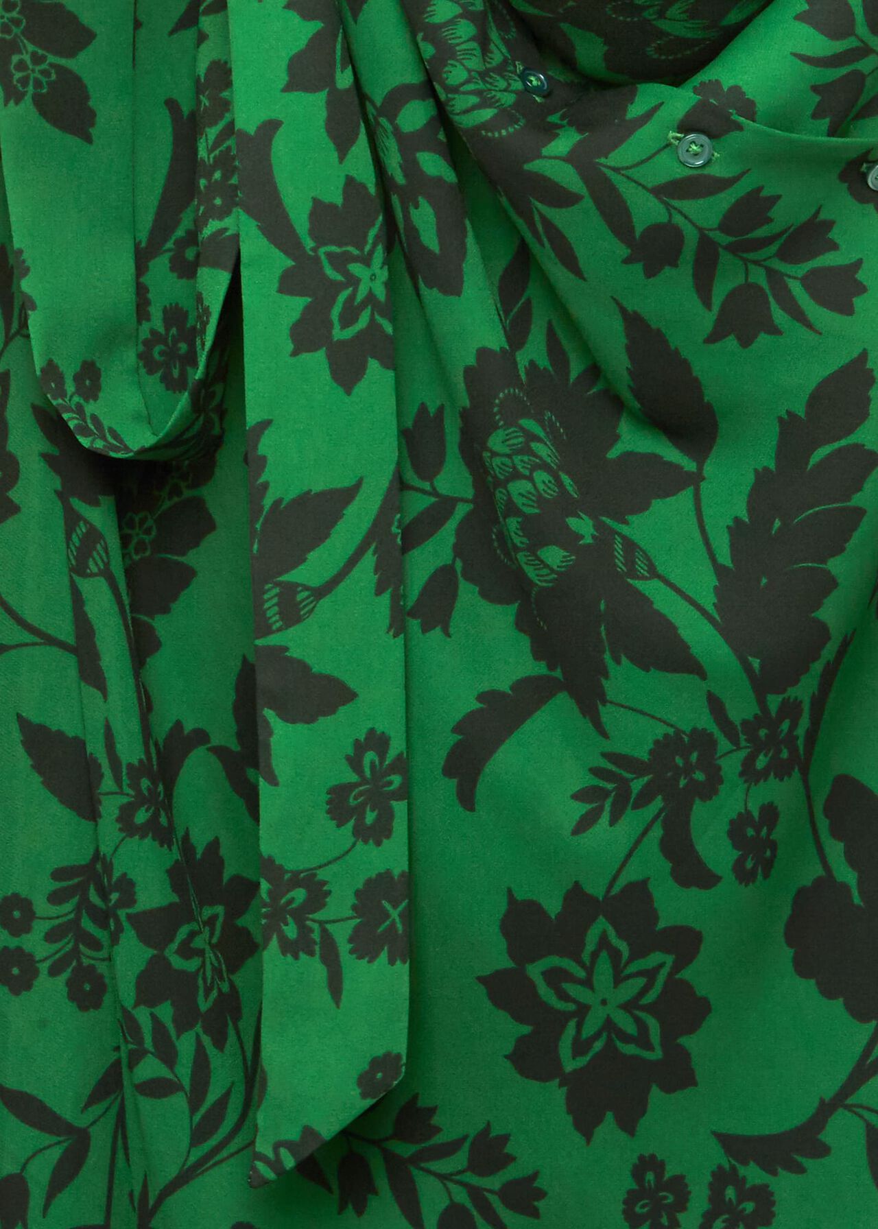 Dalia Floral Fit And Flare Dress, Apple Artichoke, hi-res