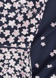 Petite Betty Embroidered Dress, Midnight Pink, hi-res
