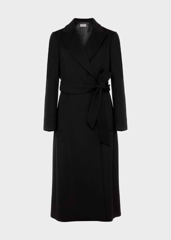Olivia Wool Wrap Coat
