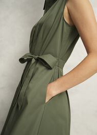 Sage Green Veronica Shirt Dress, Sage Green, hi-res