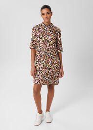 Marciella Dress, Navy Multi, hi-res