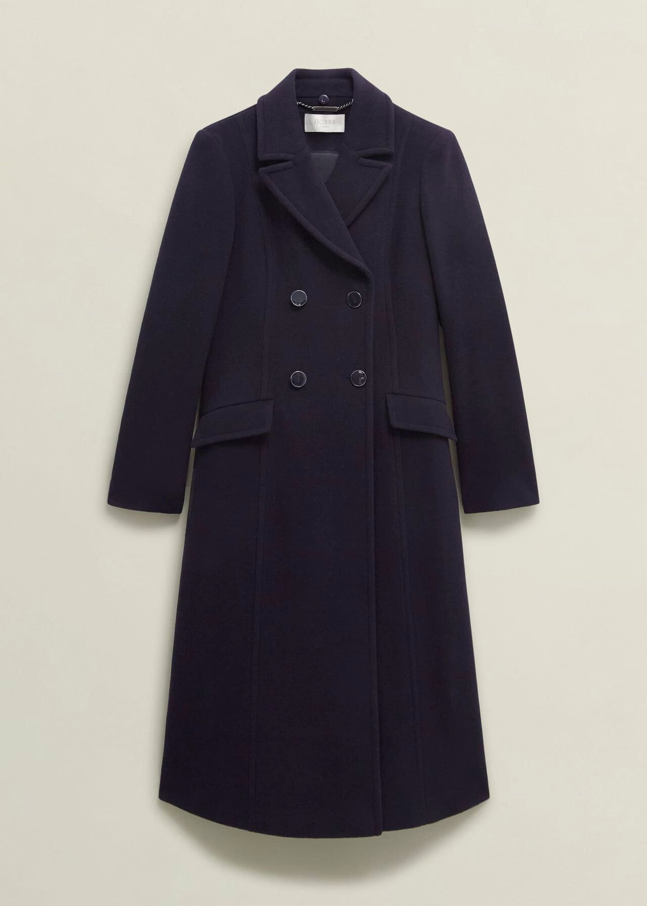 Petite Marlene Wool Blend Coat, Navy, hi-res