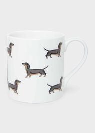 Sausage Dog Mug, White, hi-res
