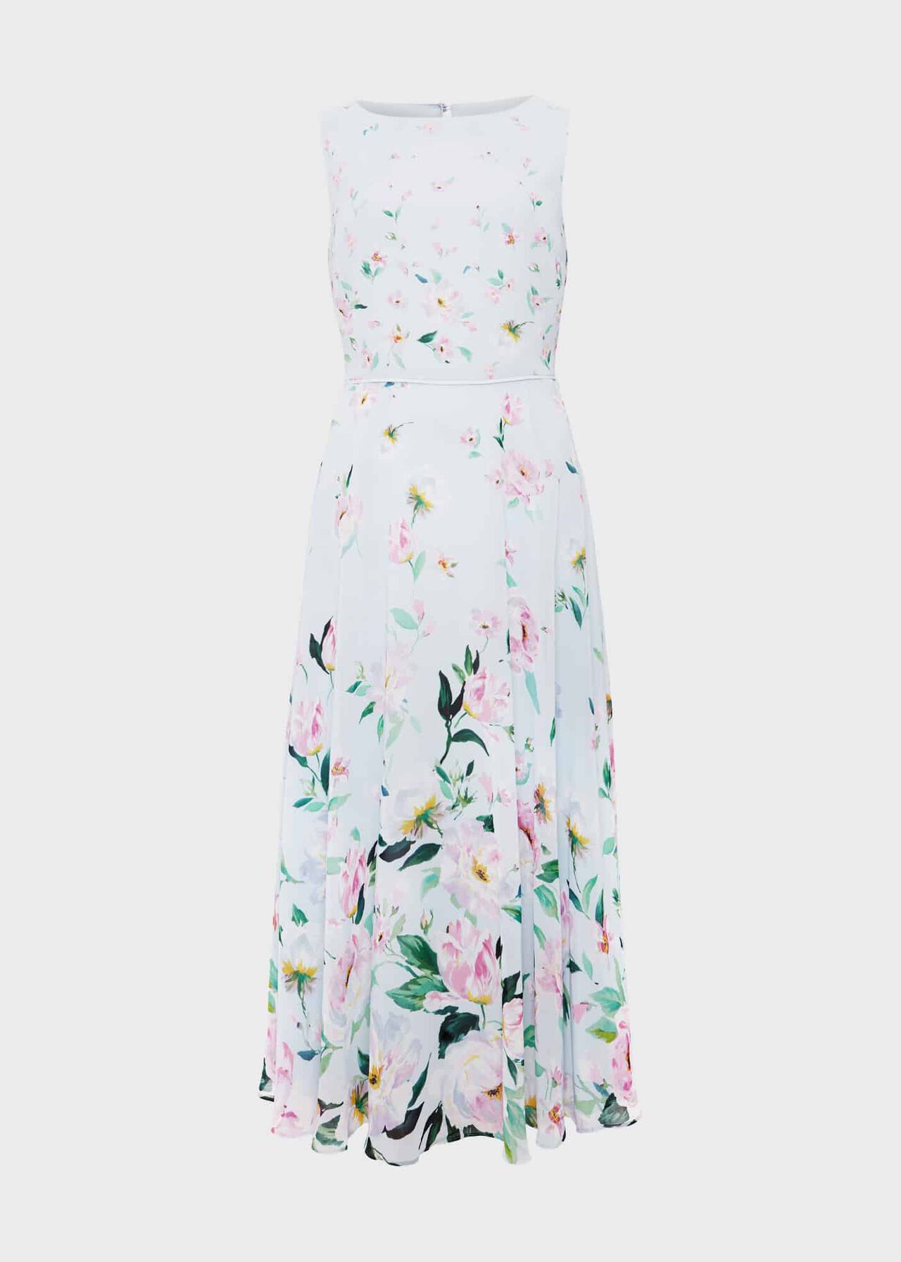Carly Dress, Pale Blue Multi, hi-res