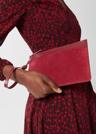 Lundy Wristlet, Rich Burgundy, hi-res